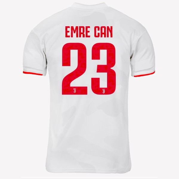 Camiseta Juventus NO.23 Emre Can 2ª 2019/20 Gris Blanco